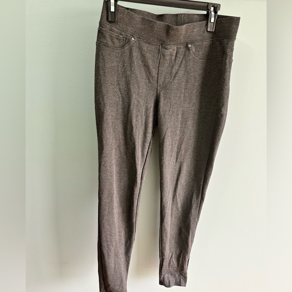 Seven 7 Pants Womens medium Gray Pull On Legging Yoga Athletic